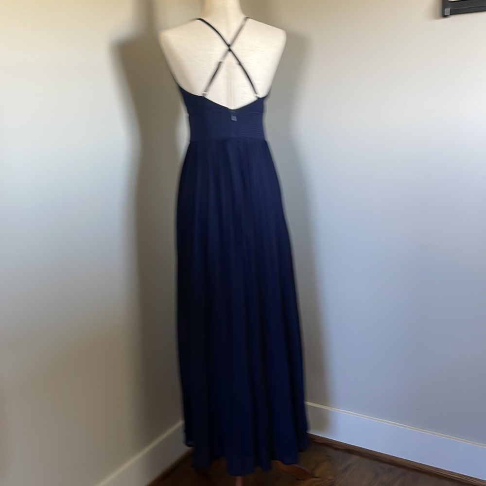 Lulus  navy blue prom dress size small - Picture 2 of 3